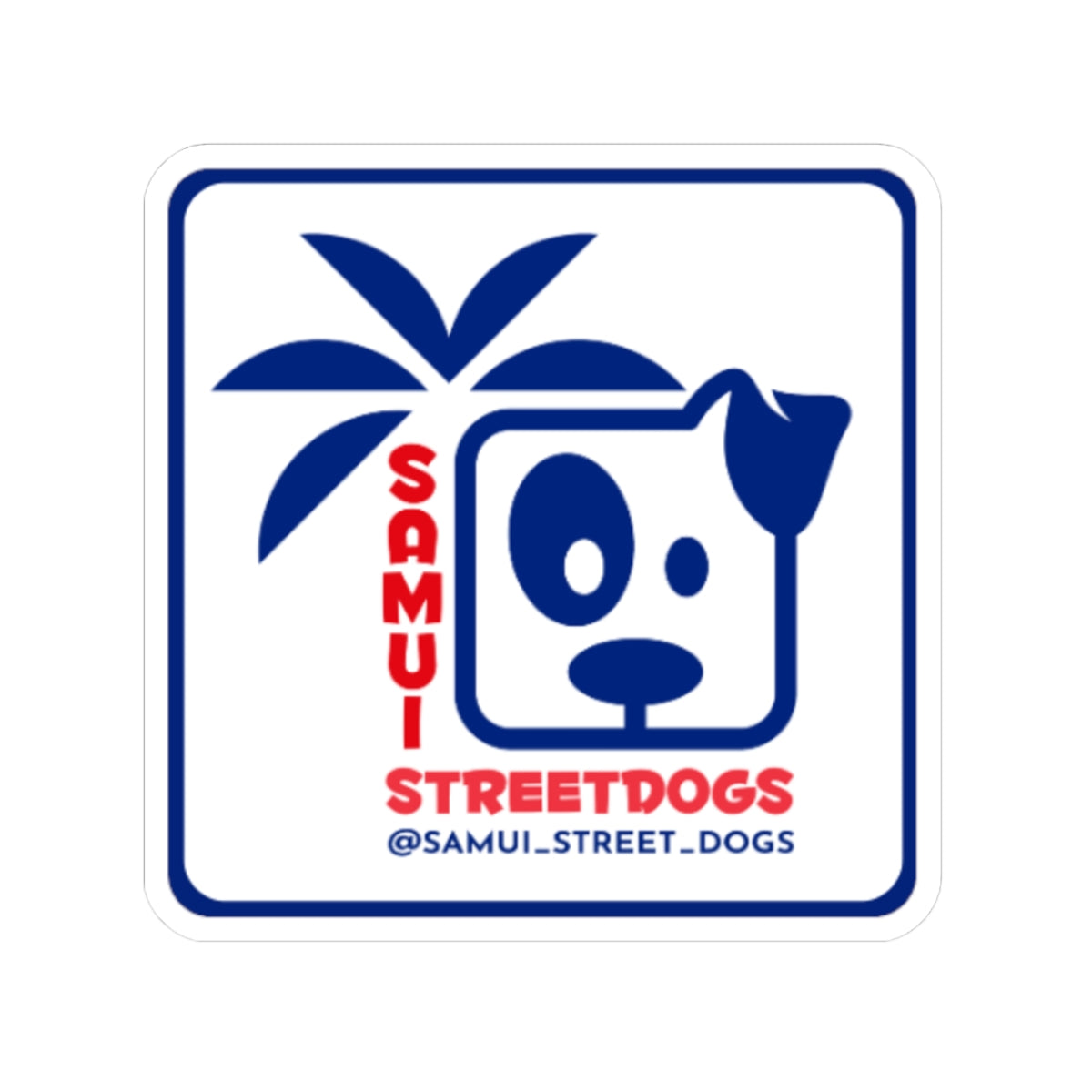 Samui Street Dogs Stickers,