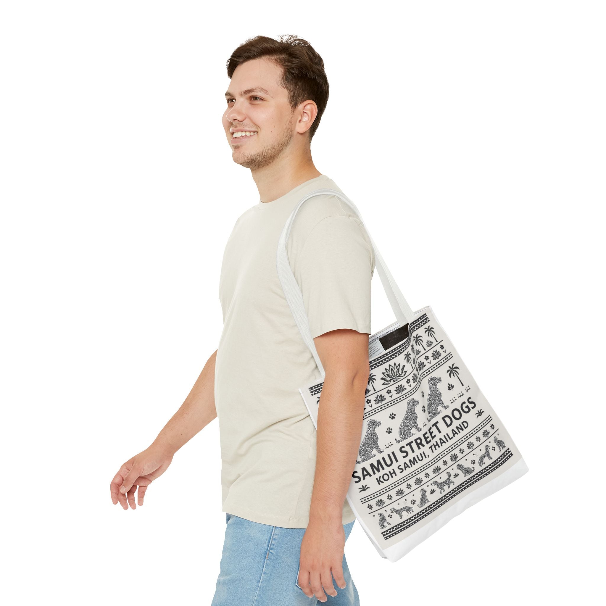 Thai Inspired Tote White