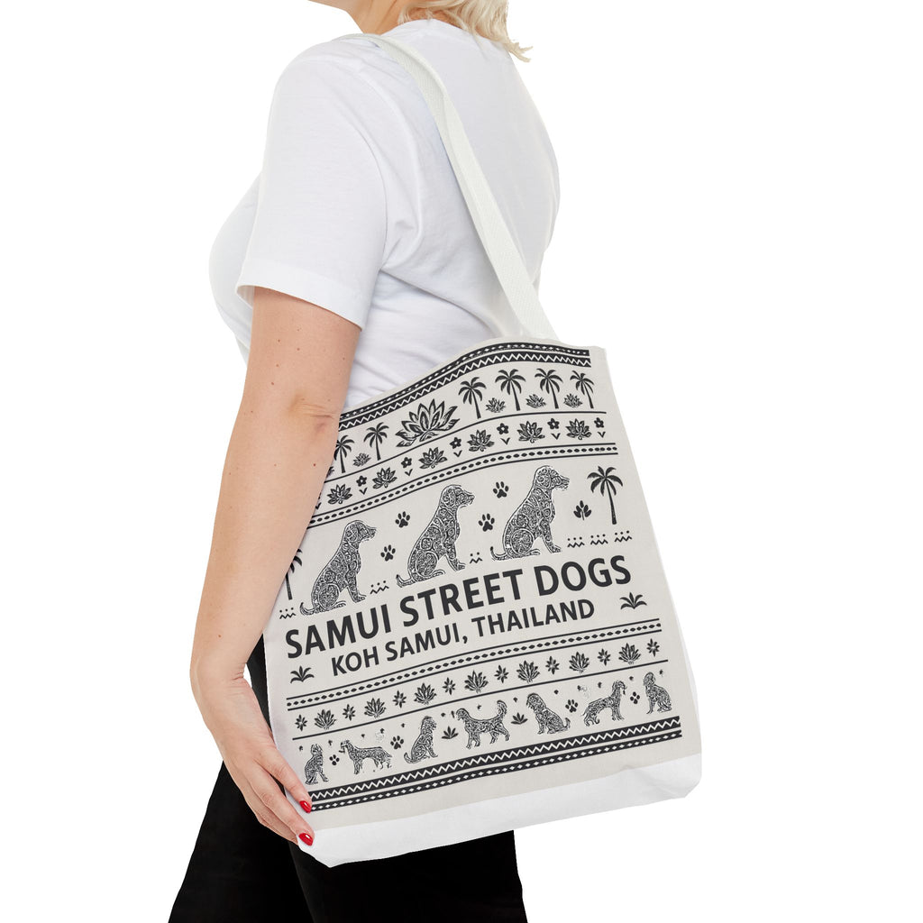 Thai Inspired Tote White