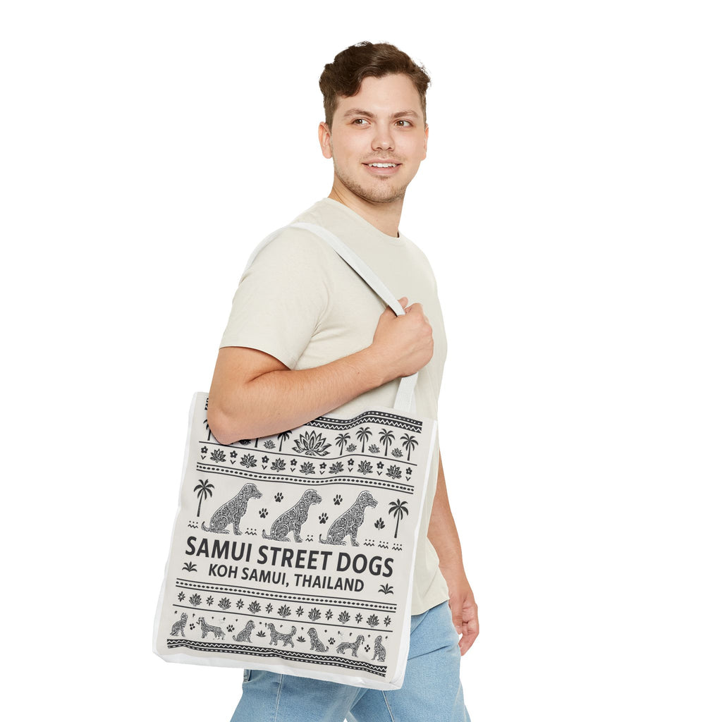 Thai Inspired Tote White