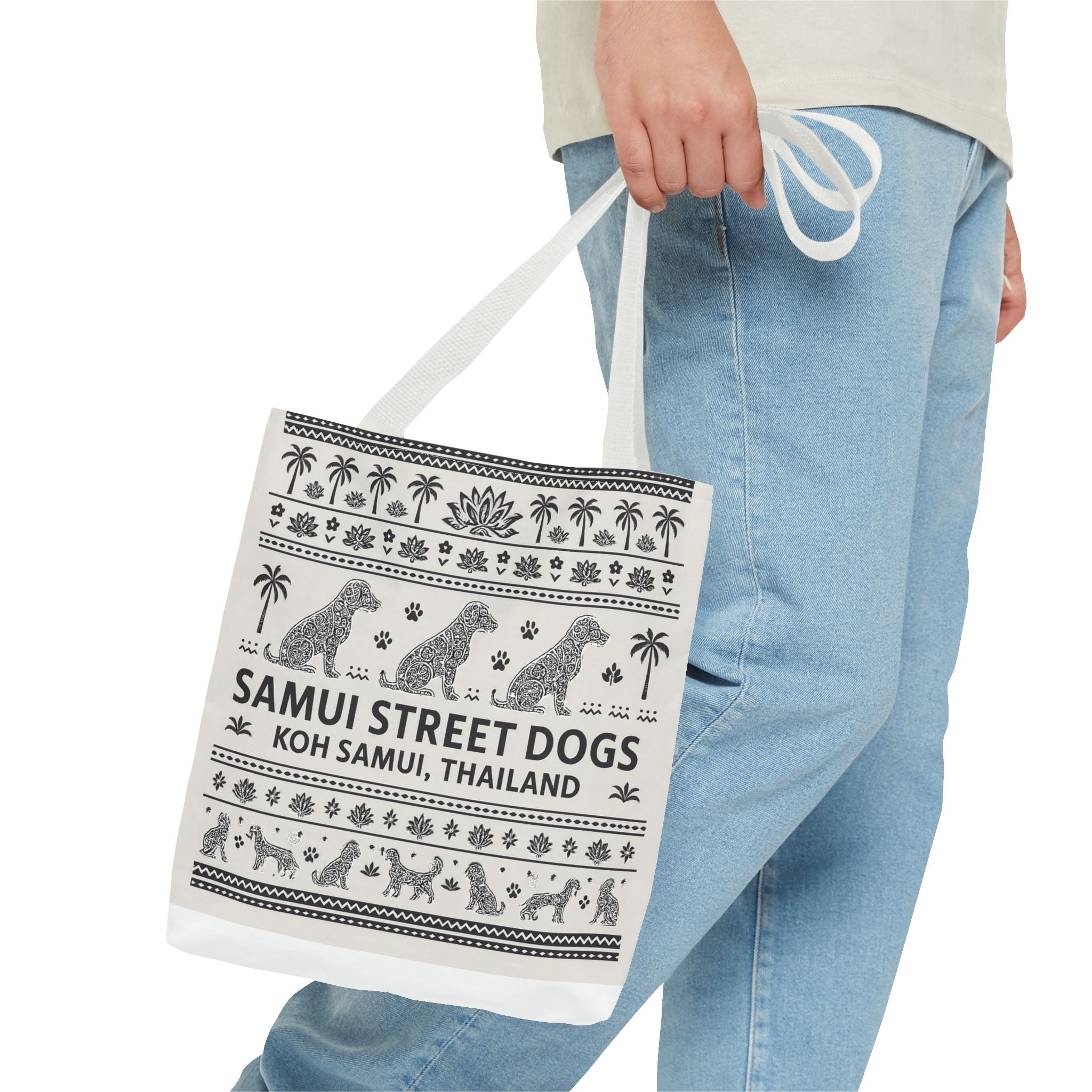 Thai Inspired Tote White