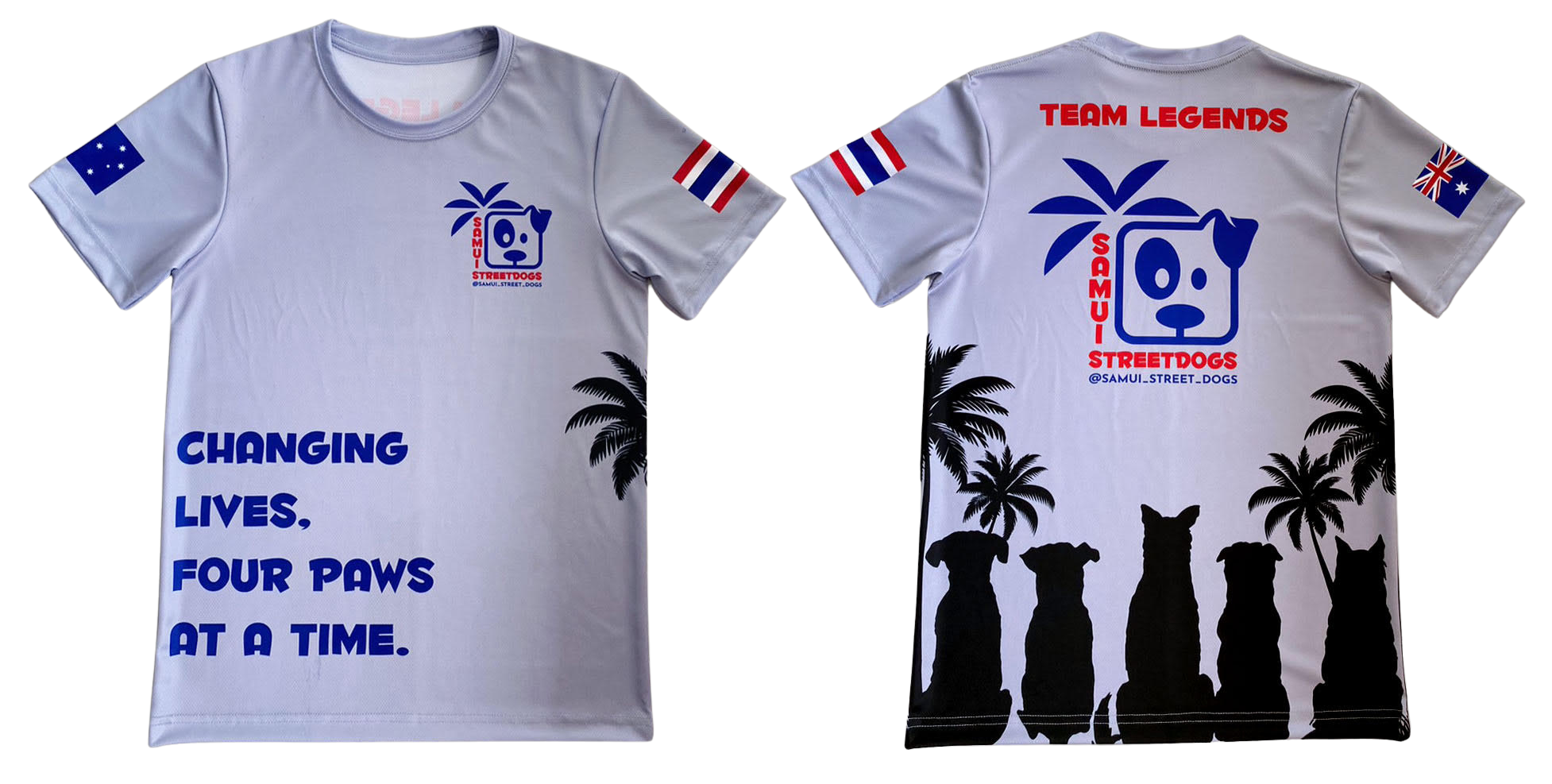 Samui Street Dogs T-Shirt Design
